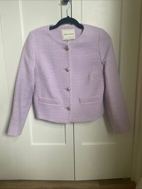 Joie Lilac Bouclé Jacket - Tailored Women's Coat